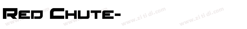 Red Chute字体转换